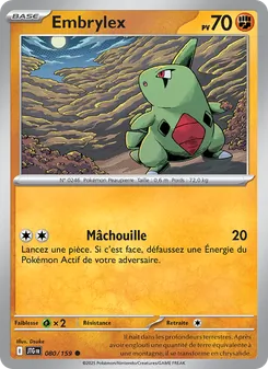 Carte Embrylex de l'extension Aventures Ensemble, numéro 080/159