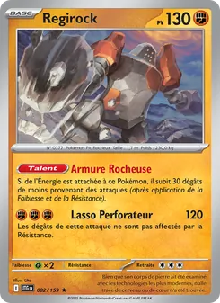 Carte Regirock de l'extension Aventures Ensemble, numéro 082/159