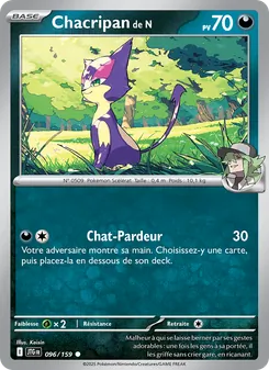 Carte Chacripan de N de l'extension Aventures Ensemble, numéro 096/159