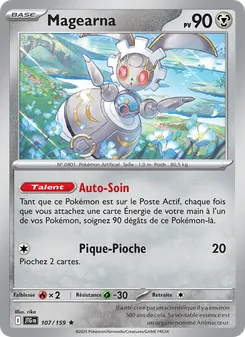 Carte Magearna de l'extension Aventures Ensemble, numéro 107/159