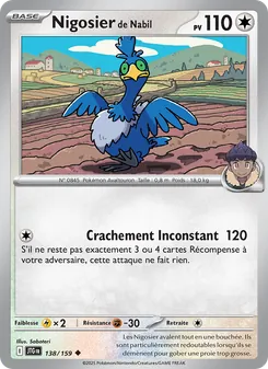 Carte Nigosier de Nabil de l'extension Aventures Ensemble, numéro 138/159
