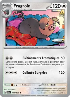 Carte Fragroin de l'extension Aventures Ensemble, numéro 140/159