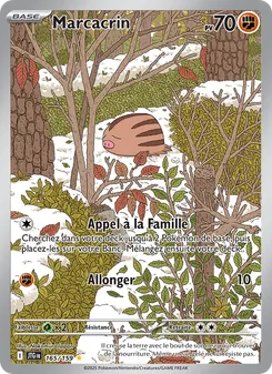 Carte Marcacrin de l'extension Aventures Ensemble, numéro 165/159