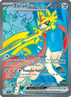 Carte Zacian-ex de Nabil de l'extension Aventures Ensemble, numéro 176/159