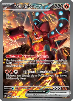 Carte Volcanion-ex de l'extension Aventures Ensemble, numéro 182/159
