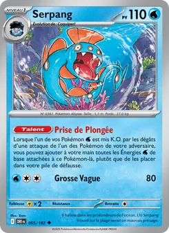 Carte Serpang de l'extension Rivalités Destinées, numéro 055/182