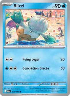 Carte Blizzi de l'extension Rivalités Destinées, numéro 059/182