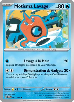 Carte Motisma Lavage de l'extension Rivalités Destinées, numéro 061/182