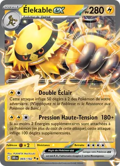 Carte Élekable-ex de l'extension Rivalités Destinées, numéro 069/182