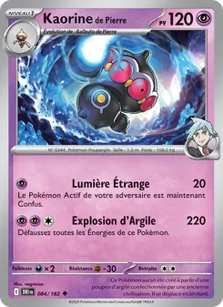 Carte Kaorine de Pierre de l'extension Rivalités Destinées, numéro 084/182