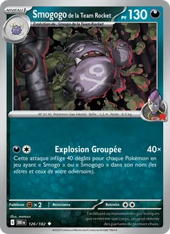 Carte Smogogo de la Team Rocket de l'extension Rivalités Destinées, numéro 126/182