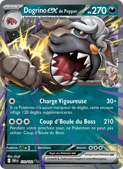 Carte Dogrino-ex de Pepper de l'extension Rivalités Destinées, numéro 139/182