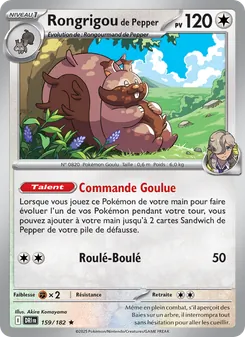 Carte Rongrigou de Pepper de l'extension Rivalités Destinées, numéro 159/182