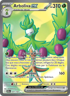 Carte Arboliva-ex de l'extension Rivalités Destinées, numéro 207/182