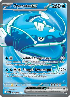 Carte Oyacata-ex de l'extension Rivalités Destinées, numéro 211/182