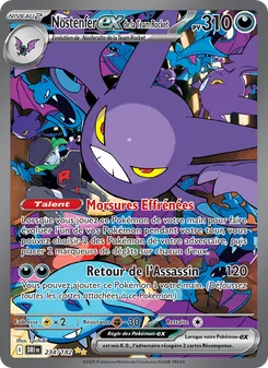 Carte Nostenfer-ex de la Team Rocket de l'extension Rivalités Destinées, numéro 234/182