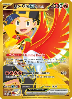 Carte Ho-Oh-ex de Luth de l'extension Rivalités Destinées, numéro 239/182