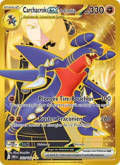 Carte Carchacrok-ex de Cynthia de l'extension Rivalités Destinées, numéro 241/182