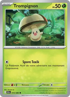 Carte Trompignon de l'extension Foudre Noire, numéro 010/86