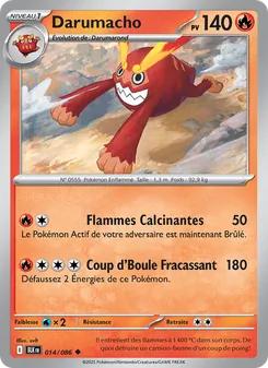 Carte Darumacho de l'extension Foudre Noire, numéro 014/86