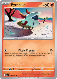 Carte Pyronille de l'extension Foudre Noire, numéro 015/86