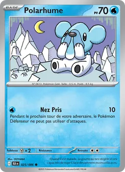 Carte Polarhume de l'extension Foudre Noire, numéro 025/86