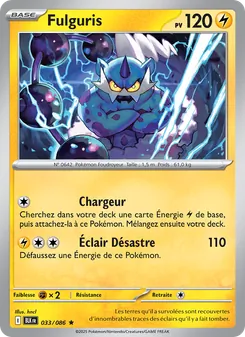 Carte Fulguris de l'extension Foudre Noire, numéro 033/86