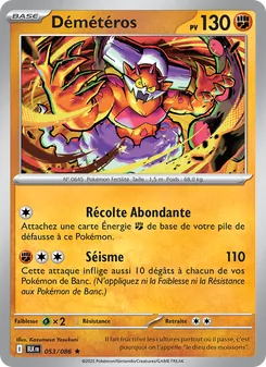 Carte Démétéros de l'extension Foudre Noire, numéro 053/86