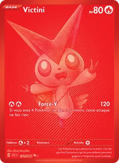 Carte Victini de l'extension Foudre Noire, numéro 171/86