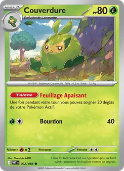 Carte Couverdure de l'extension Flamme Blanche, numéro 002/86