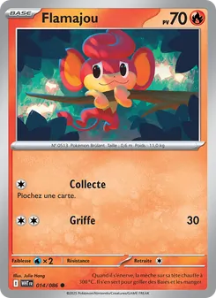 Carte Flamajou de l'extension Flamme Blanche, numéro 014/86
