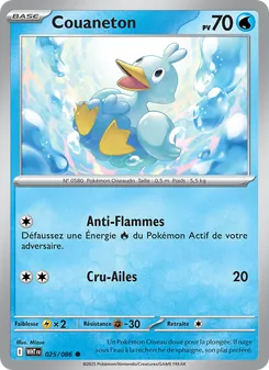 Carte Couaneton de l'extension Flamme Blanche, numéro 025/86