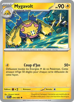 Carte Mygavolt de l'extension Flamme Blanche, numéro 034/86