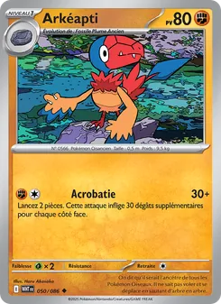 Carte Arkéapti de l'extension Flamme Blanche, numéro 050/86