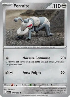Carte Fermite de l'extension Flamme Blanche, numéro 070/86