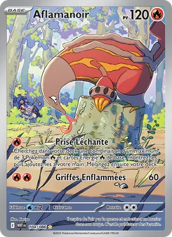 Carte Aflamanoir de l'extension Flamme Blanche, numéro 104/86