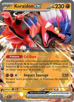 Carte Koraidon-ex de l'extension SVP Black Star Promos, numéro 029/225