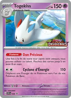 Carte Togekiss de l'extension SVP Black Star Promos, numéro 038/225