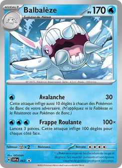 Carte Balbalèze de l'extension SVP Black Star Promos, numéro 063/225