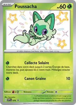 Carte Poussacha de l'extension SVP Black Star Promos, numéro 076/225
