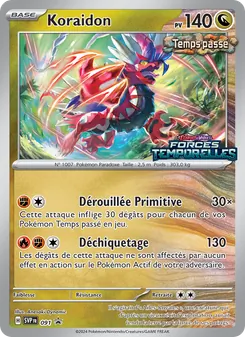 Carte Koraidon de l'extension SVP Black Star Promos, numéro 091/225