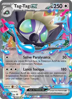 Carte Tag-Tag-ex de l'extension SVP Black Star Promos, numéro 100/225