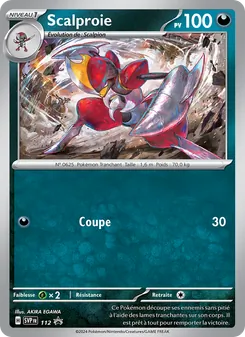 Carte Scalproie de l'extension SVP Black Star Promos, numéro 112/225