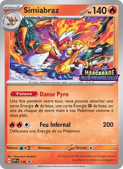 Carte Simiabraz de l'extension SVP Black Star Promos, numéro 116/225