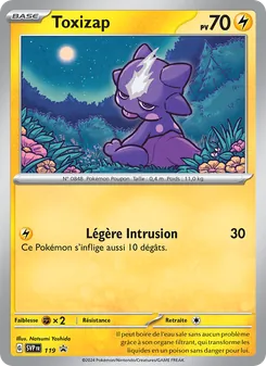 Carte Toxizap de l'extension SVP Black Star Promos, numéro 119/225