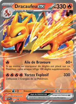 Carte Dracaufeu-ex de l'extension SVP Black Star Promos, numéro 161/225