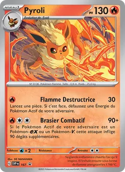 Carte Pyroli de l'extension SVP Black Star Promos, numéro 167/225