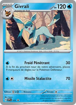 Carte Givrali de l'extension SVP Black Star Promos, numéro 171/225