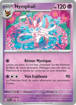 Carte Nymphali de l'extension SVP Black Star Promos, numéro 172/225