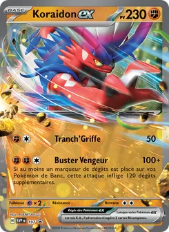 Carte Koraidon-ex de l'extension SVP Black Star Promos, numéro 197/225